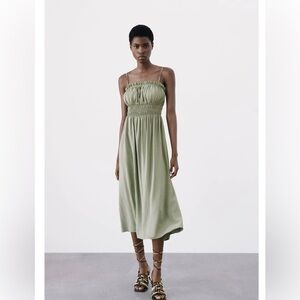 Zara Elastic Detailed Dress